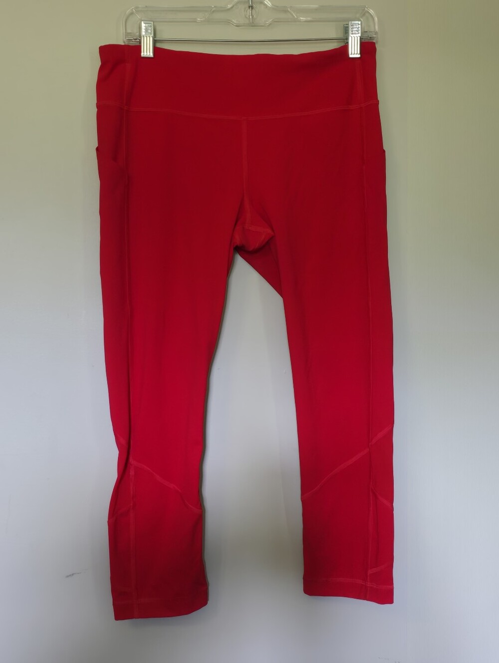 Lululemon athletica Time To Sweat Crop Red Women's Leggings